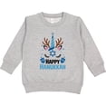 thumbnail image 2 of Inktastic Happy Hanukkah Unicorn Toddler Sweatshirt, 2 of 4