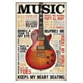 thumbnail image 1 of Music Inspires Me Wall Poster, 22.375" x 34", 1 of 5