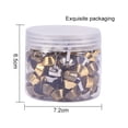 thumbnail image 4 of 1 Box Alloy Purse Handbag Feet Cone Studs Spike Nailheads Brad Mixed Color 22mm Head: 15x7mm 120pcs/box, 4 of 7