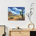 thumbnail image 6 of Logiee Western Desert Cactus Print Canvas Wall Art ,Art Poster,Canvas Decorative Picture,Decor Wall Pictures for Living Room Bedroom Bathroom,Ready to Hang, 6 of 6