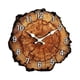 thumbnail image 4 of Reloj de pared de madera con números arábigos, sin tictac, elegante, fácil de leer, con veta de madera. 30 centímetros, 4 of 6