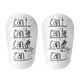 thumbnail image 1 of Espinillera de fútbol Guard espinillera de fútbol antideslizante para niños niñas (8x5CM) color blanco, 1 of 3