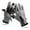 Grey, variant on 1 Pair USB Electric Heating Fishing  Warm Gloves Rechargeable Bare Finger Touch Hand Warmer for Outdoors Ski Motorcycle Riding