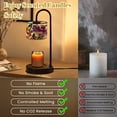 thumbnail image 5 of Candle Warmer Lamp with Timer Dimmer Abstract Geometric Bold Shapes Vibrant Colors Candle Lamp Warmer for Jar Candle with 4 Bulbs Gifts for Women House Warming Gifts, 5 of 8