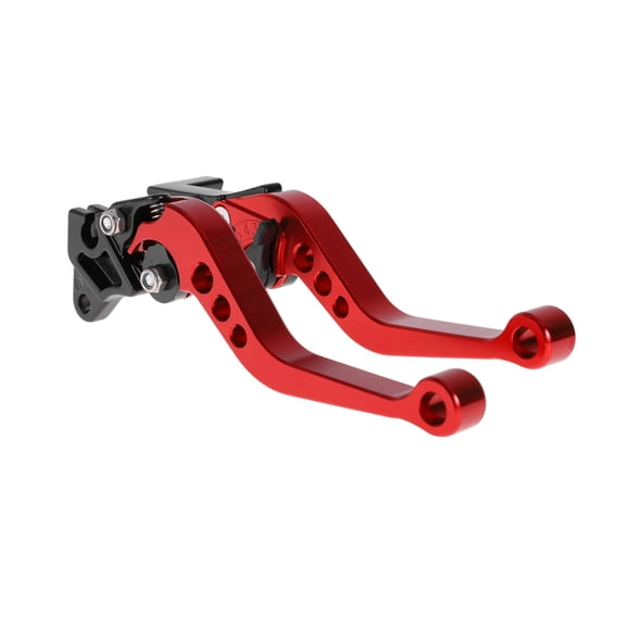 Short Brake Clutch Levers for Yamaha YFZ 450 S/T/V 2003-2006 Adjustable Motorcycle Handlebar Brake Lever Aluminum Alloy Solid Red 1 Pair