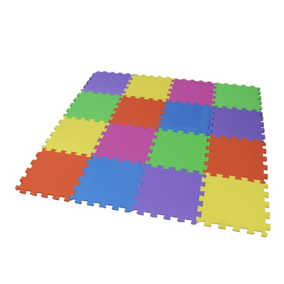 Tapete Foamy rompecabezas 30x30cm espesor 8mm-Multicolor