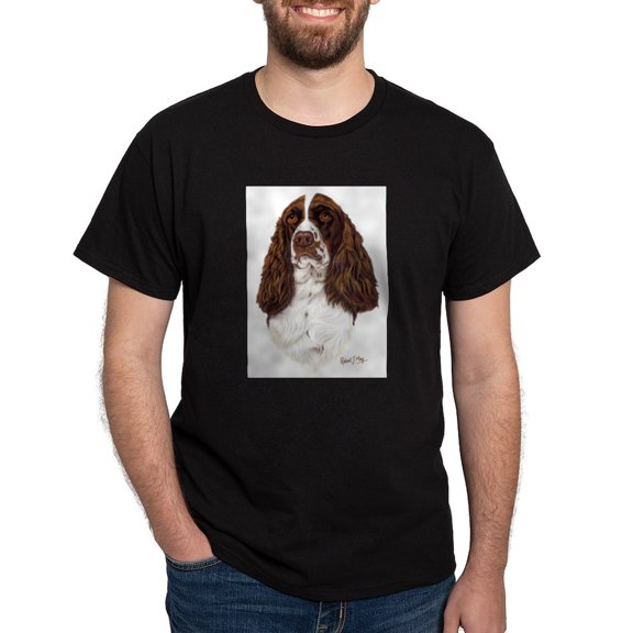 CafePress - English Springer Spaniel T Shirt - Men's Classic Graphic Cotton T-Shirt
