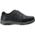 thumbnail image 3 of Hush Puppies Mens Fabian Leather Double Strap Shoes, 3 of 4
