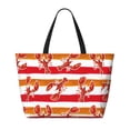 thumbnail image 2 of Easygdp Red Lobster Bolsa de Viaje de Playa de Gran Capacidad, Bolsa Tote Perfecta para la Playa, Escapadas de Fin de Semana y Viajes, 2 of 7