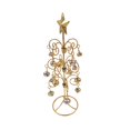 thumbnail image 2 of Mini árbol de Navidad de hierro, arte, árbol Artificial, artesanía, adorno de mesa con campana Dorado Zulema Árbol de Navidad, 2 of 8