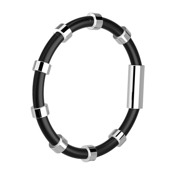 Pulsera antiestática magnética para hombres y mujeres, correa de muñeca antiestática reutilizable Negro jinwen Pulsera antiestática