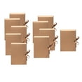 thumbnail image 2 of 10 cajas de regalo portátiles y multifuncionales para dulces, cajas de papel para graduaciones. 27cmx20cmx8cm Marrón, 2 of 9