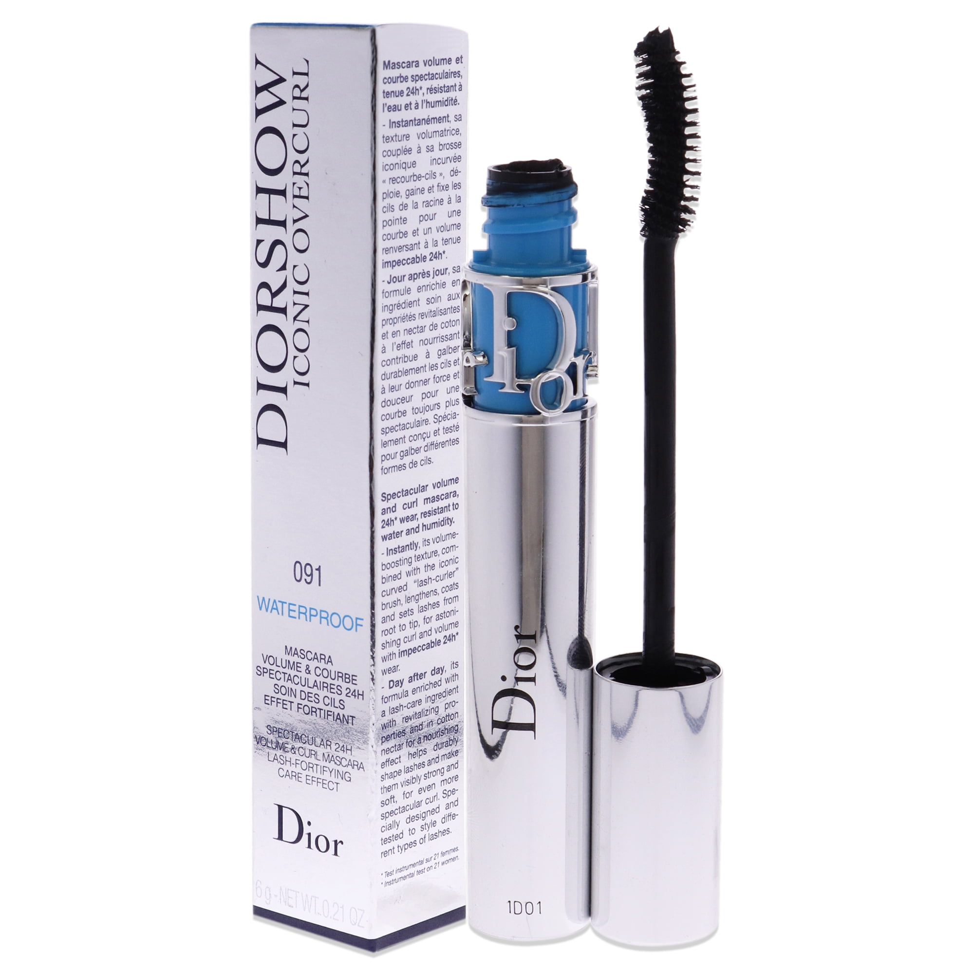 Diorshow Iconic for Black Women oz Mascara 091 Overcurl Over # Mascara - Christian 0.33 Waterproof Dior - by