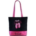 thumbnail image 2 of Sassi Designs BAL-11 Sweet Delight Small Tote Bag with Embroidered Ballet & Applique Design, 2 of 2
