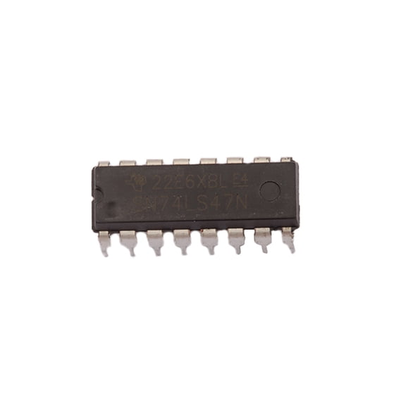 10pcs  SN74LS47N 74LS47 74LS47N HD74LS47P DIP-16 BCD to 7-Segment Decoder/Driver IC