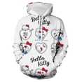 thumbnail image 1 of Nouveau Chandail à Capuchon Mode Automne pour Femmes Col Rond Haut Quotidien Décontracté Chandail à Capuchon Imprimé Hello Kitty Vêtements de Rue Ordinaire pour Femmes HOEMLIN, 1 of 6