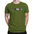 thumbnail image 1 of Camiseta de tela con cuello redondo y diseño de gamer para hombre, divertida y de alta calidad, ideal como regalo, estilo harajuku., 1 of 7
