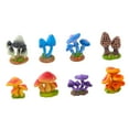 thumbnail image 4 of TISHITA 8 Pieces Resin Mushrooms Figurines Craft Garden Decoration Hand Painted Table Sculpture for Outdoor Decor Adorable Waterproof, 4 of 8