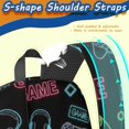 thumbnail image 5 of Game Controller Black Pattern 17" School Backpacks for Teens,Waterproof Oxford Fabric,S-Shape Padded Straps for School,Travel,Hiking,Camping, 5 of 6