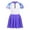 Light Purple, variant on CHICTRY Kids Girls One-piece Swimsuit Rash Guard 50 Sun Protection Surfing Swimming Dress Beach Wear Light Blue 4