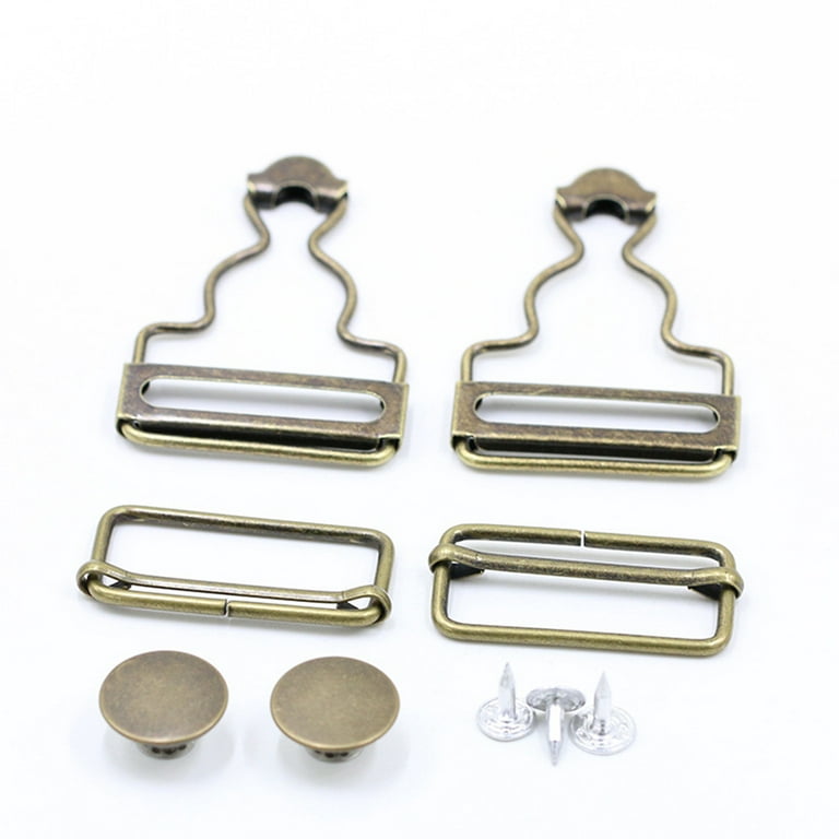 Overall Replacement Buckle Suspender Hooks Slider Diy Clips Button