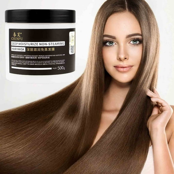 cuyhtdup Hair Mask Moisturing Hair Mask Moisturizing Non Steaming Hair Mask Film Hair Mask 500g