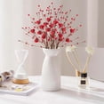 thumbnail image 2 of Bouquet de Fleurs Artificielles Saint-Valentin Décorations Artificielles Saint-Valentin Choix de Cœur avec Baies Rouges pour Décoration d'Anniversaire de Mariage Saint-Valentin Vignes de Fleurs Artificielles, 2 of 6