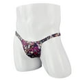 thumbnail image 4 of Relanfenk Swim Shorts for Men Fashion Sretch T-back Micro Thong Briefs Underwear Swimsuit, 4 of 4