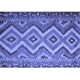 thumbnail image 1 of Ahgly Company Indoor Rectangle Southwestern Blue Country Area Rugs, 3' x 5', 1 of 4