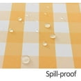 thumbnail image 6 of Rectangle Checkered Tablecloth Waterproof Spillproof Wrinkle Resistant Buffalo Plaid Heavy Weight Table Cloth Gingham Table Cover for Outdoor and Indoor Use, 52 x 70 Inch Grey and White, 6 of 6