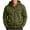 Army Green, variant on hoksml Men s Solid Full Zip Up Hoodie Jacket Long Sleeve Zipper Pockets for Fall Winter Daily Work Comfort