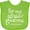 Apple Green, variant on Inktastic Shakespeare Be Not Afraid of Greatness Boys or Girls Baby Bib