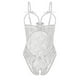 thumbnail image 4 of Gibobby Lencería para mujer sexy tangas Lencería sexy de encaje para mujer Pijama de gasa de una pieza de encaje Ropa interior Íntima(Blanco XL), 4 of 4