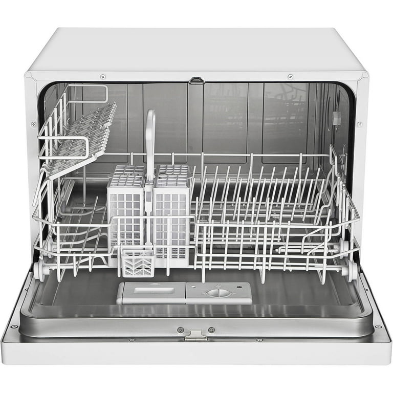 Midea 6 Place Setting Countertop Dishwasher White Walmart