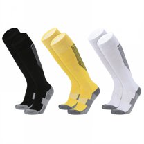 TELOLY 3Pairs Soccer Socks,All-Season Wear Baseball Socks,Anti-Slip and Friction Knee High Socks,Combination2,L