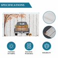 thumbnail image 6 of Fall Truck Placemats Set of 12, Thanksgiving Tree Maple Leaf Pumpkins Vintage Placemats for Dining Table, Place Mats for Kitchen Tabletop, Waterproof Wipeable Dining Table Mats Set, 6 of 9