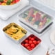 thumbnail image 4 of Fiambrera de acero inoxidable con tapa sellada, contenedor térmico para alimentos, ideal para oficina y viajes, refrigerador de comidas, enfriador de alimentos doméstico, almacenamiento compacto., 4 of 9