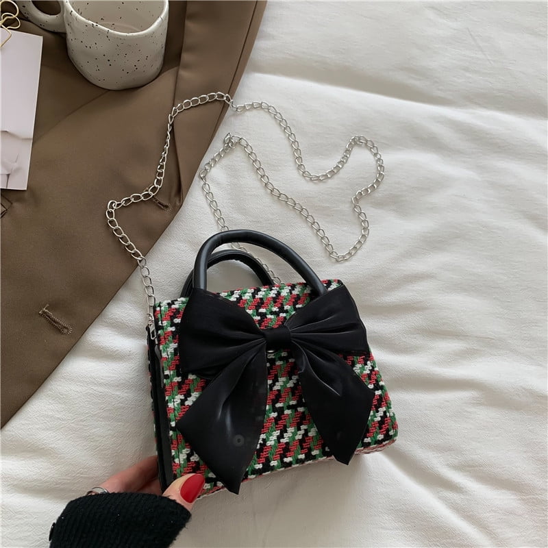 QWZNDZGR Leisure Rhombus Shoulder Bag For Women's 2022 Winter New Fashion  Simple Small Design Cylinder Bag Simple Messenger Bag