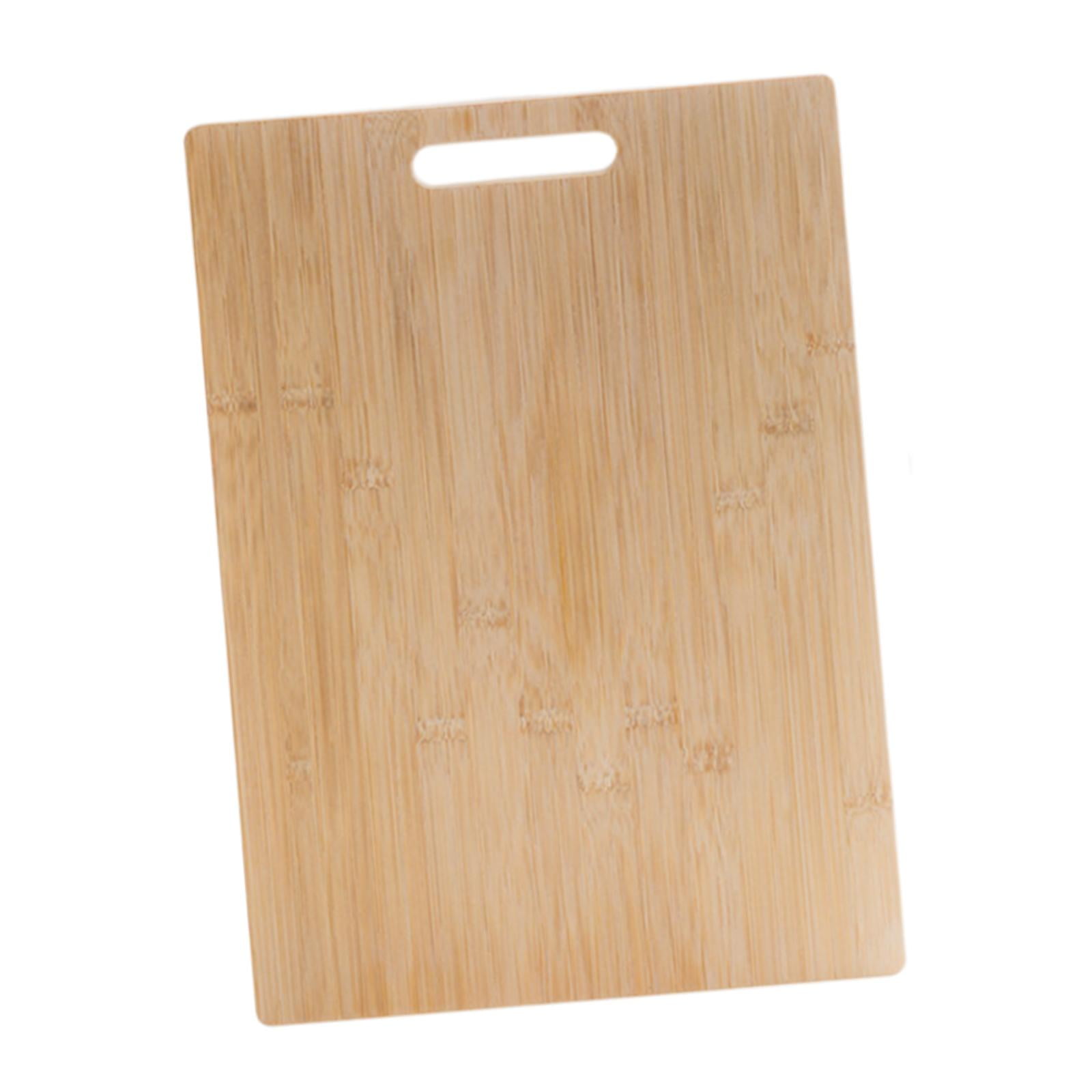 Chopping Board Cutting Board Kitchen Gadget Bamboo Serving Tray Breakfast Bread Board Pizza Board for Bread, Carving Meat, Vegetables 34cmx24cmx1.2cm