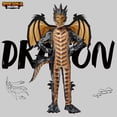 thumbnail image 2 of Disfraz de Spooktacular Creations para Halloween, Gold Dragon, para niños, 2 of 6