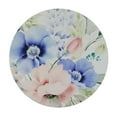 thumbnail image 2 of JEUXUS  Round Waterproof Tablecloth Spill Proof Springtime Fragrance with Bunch of Flowers Round Table Cover Tablecloths Washable Elastic Outdoor Round Watercolor Fits&nbsp;up&nbsp;, 2 of 7