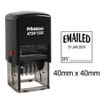 thumbnail image 1 of Printtoo Self Inking With Emailed By Text Dater Stamp Office Stationery Date Rubber Stamp-Black, 1 of 3