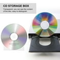thumbnail image 2 of MasteelfCA 15 Pcs Boîtier de CD Coque de Palourde Boîtier de DVD Portable Conteneur de Stockage CD, 2 of 8
