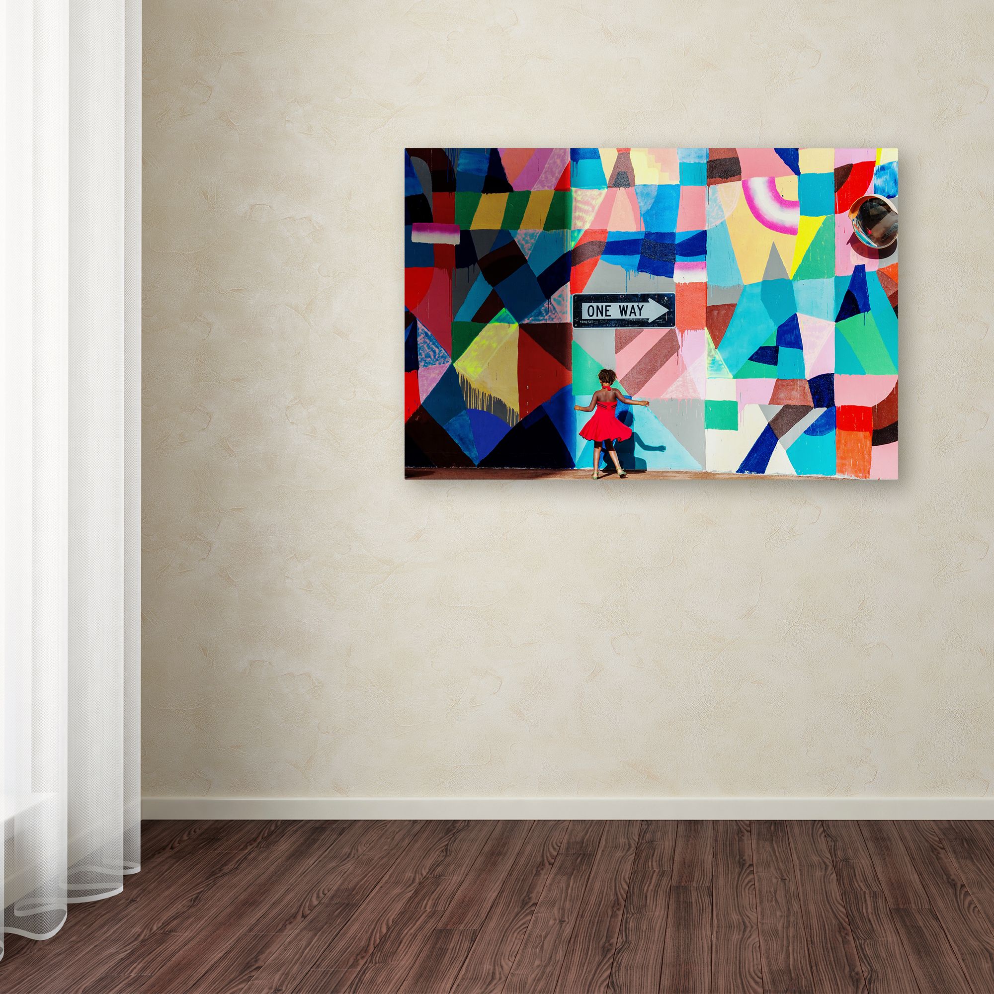 Trademark Fine Art 'One Way' Canvas Art by Gloria Salgado Gispert