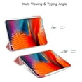 thumbnail image 5 of Mosiso Case for iPad Pro 11 inch 2020/2018, Slim Fit Case Frosted PC Back PU Leather Stand Folio Protective Tablet Cover for Apple iPad Pro 11 inch 1st/2nd Gen, Rose Gold, 5 of 6