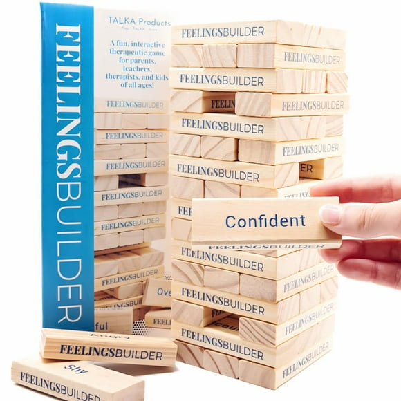Juego de terapia Tumbling Tower FeelingsBuilder para niños y adolescentes