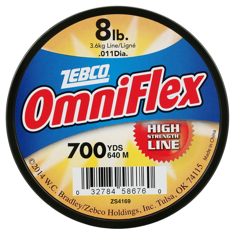Zebco Omniflex Monofilament Fishing Line, 8-Pound Tested