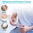 thumbnail image 4 of Thick Toenail Clipper – Wide Jaw Opening Oversized Stainless Steel Toenail Cutter With Nail File For Thick Nail, Extra Large Fingernail Toenail Trimmer For Men&Women, 4 of 6