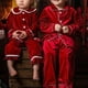 thumbnail image 4 of Vestido para niños, pijamas de Navidad para niñas pequeñas, vestidos personalizados, conjunto de ropa de descanso de terciopelo, ropa para niños, pijamas para niñas al por mayor 2023, 4 of 4