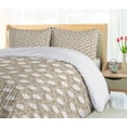 thumbnail image 5 of Ambesonne Flowers Duvet Cover Set, Romantic Roses Branches, Calking, Tan Cocoa and White, 5 of 6